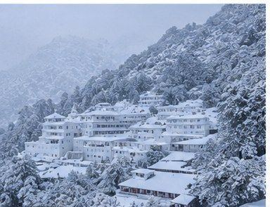 Bhawan blanketed in fresh snow